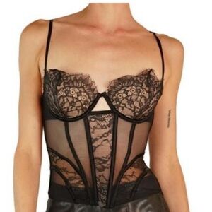 Victoria Secrect Black Lace Bustier
Corset Size 36C